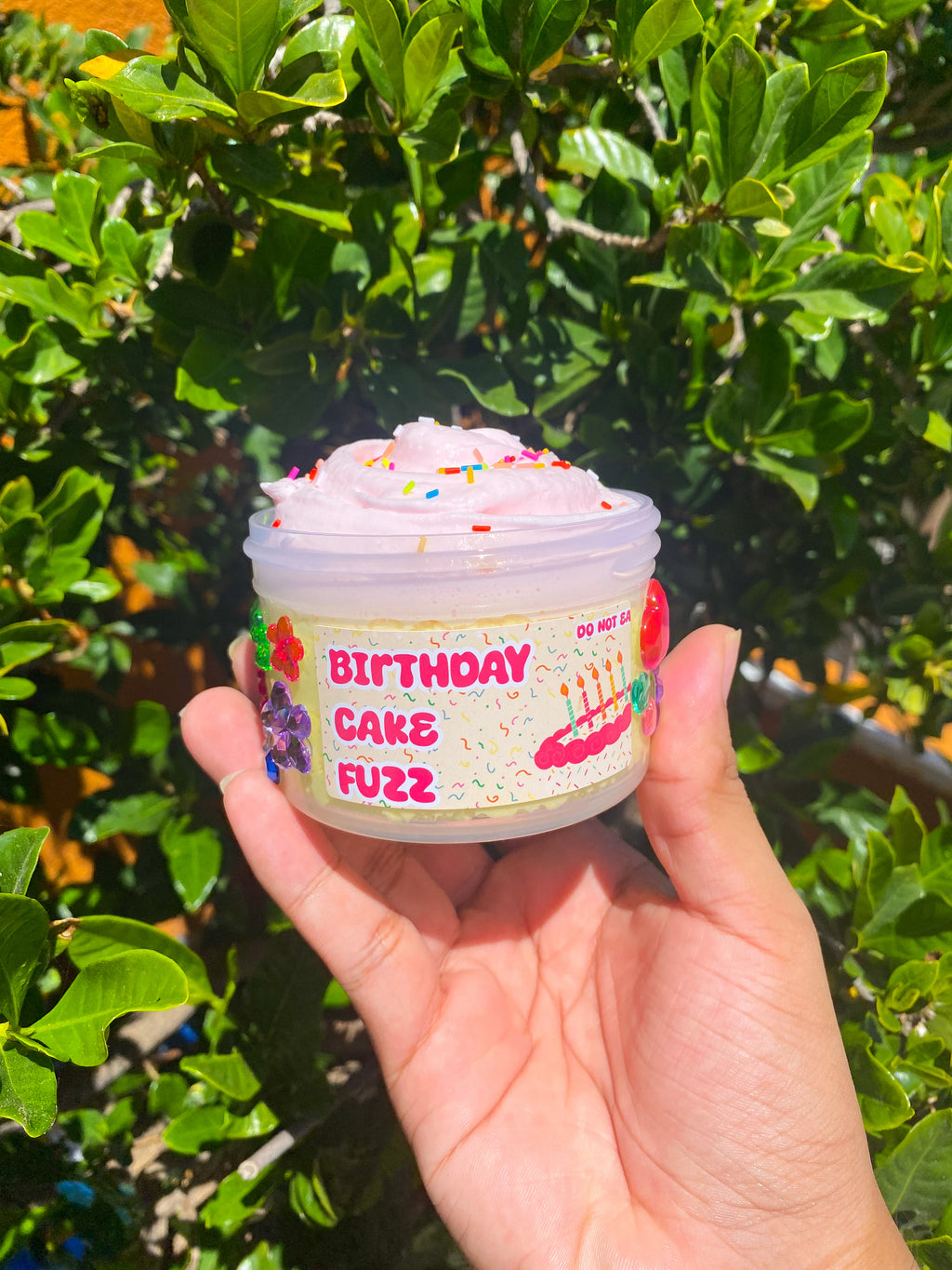 Bday cake fuzz slime *jewel version*