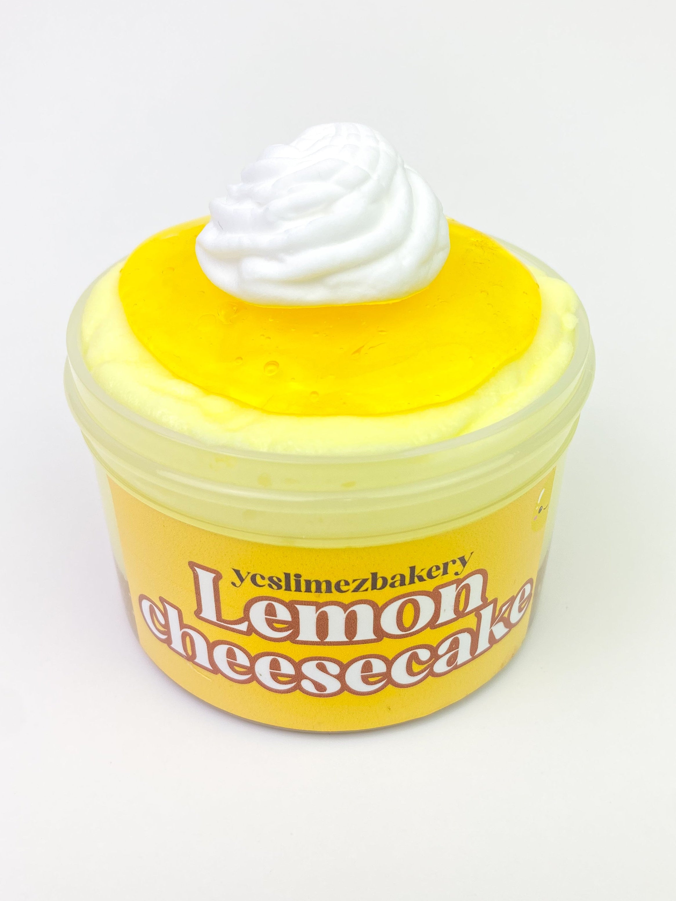 Lemon cheesecake slime