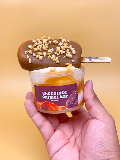 Chocolate caramel bar slime