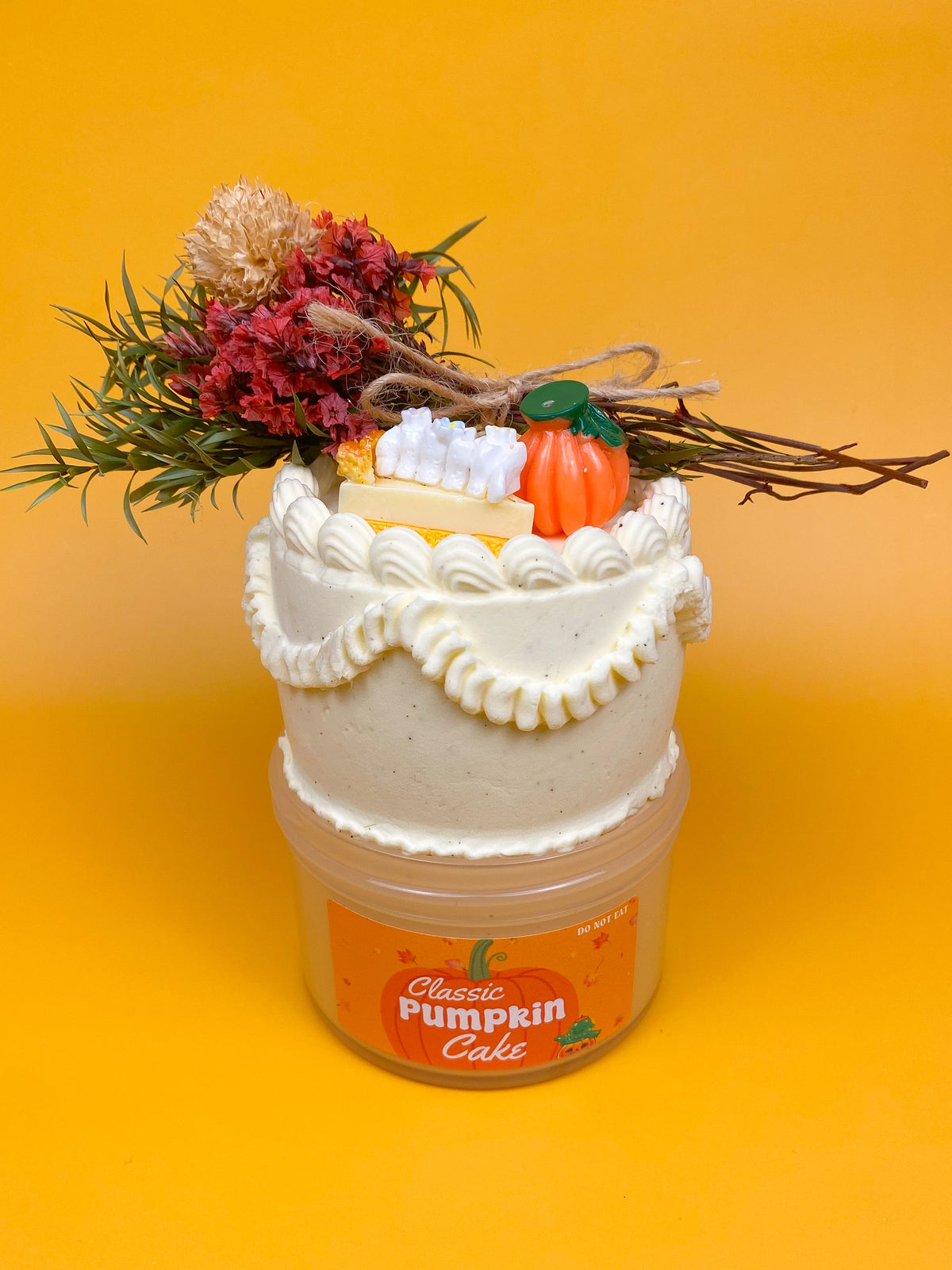 Classic pumpkin cake slime
