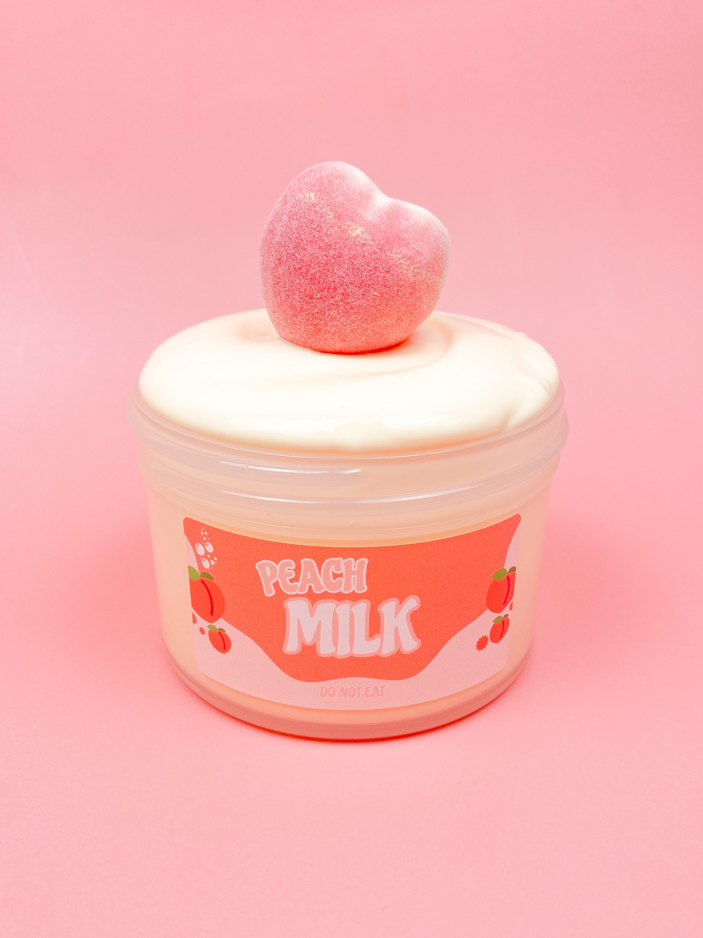 Peach milk slime