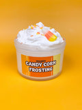 Candy corn frosting slime