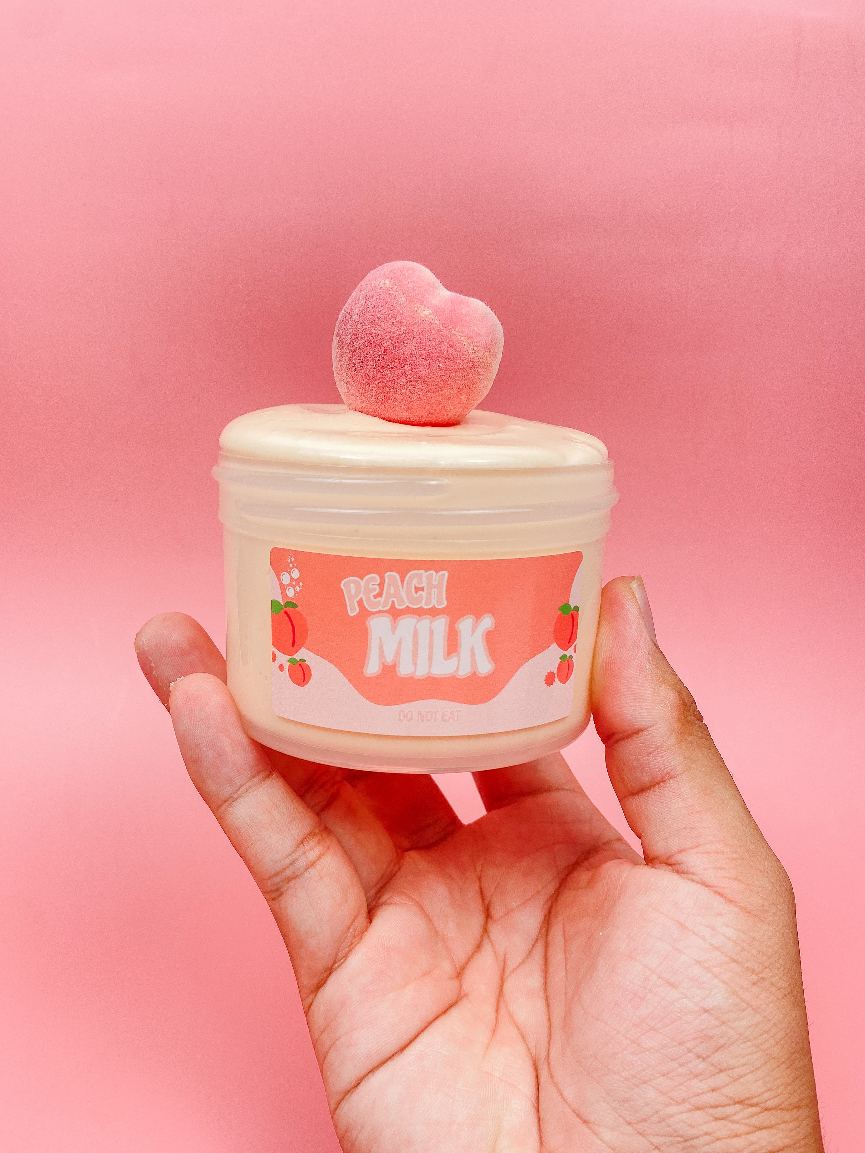 Peach milk slime
