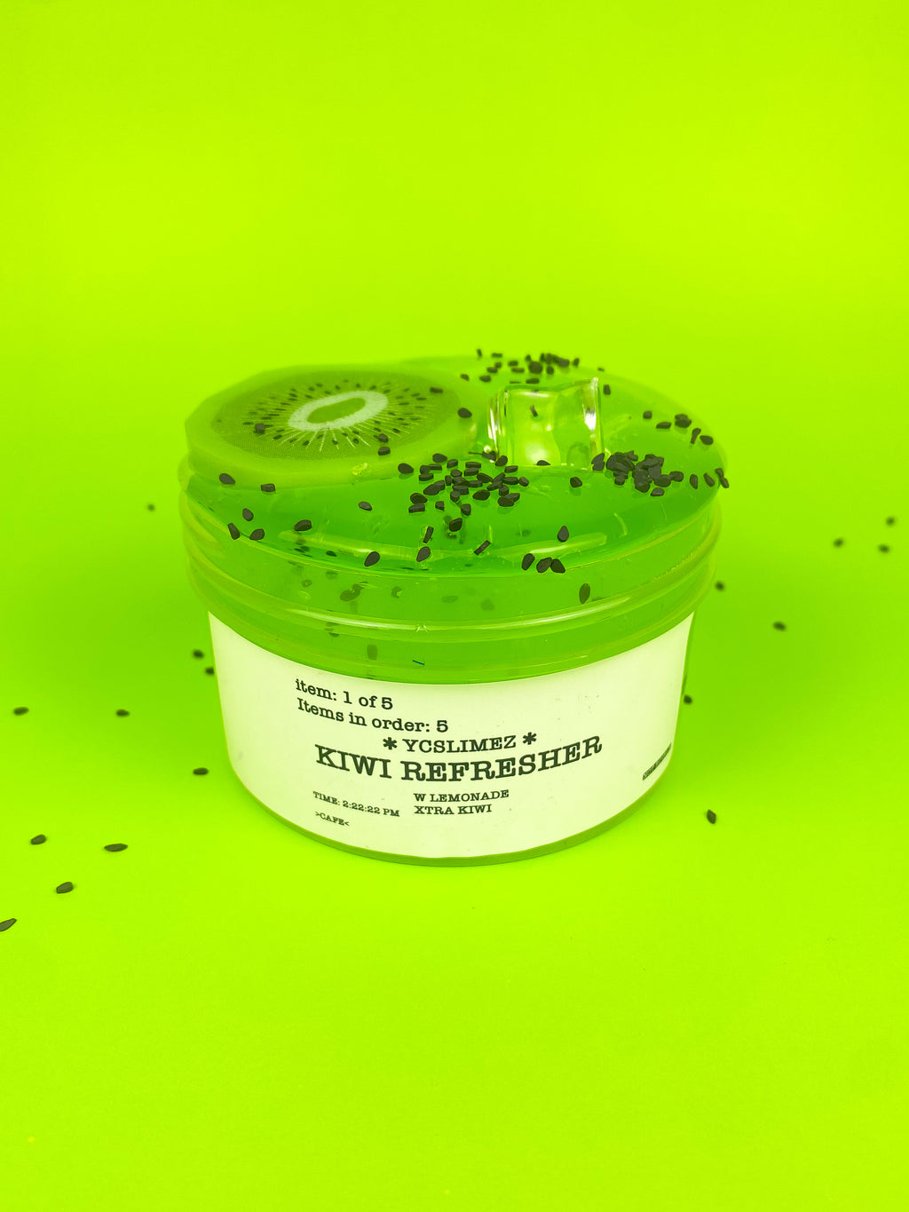 Kiwi refresher slime