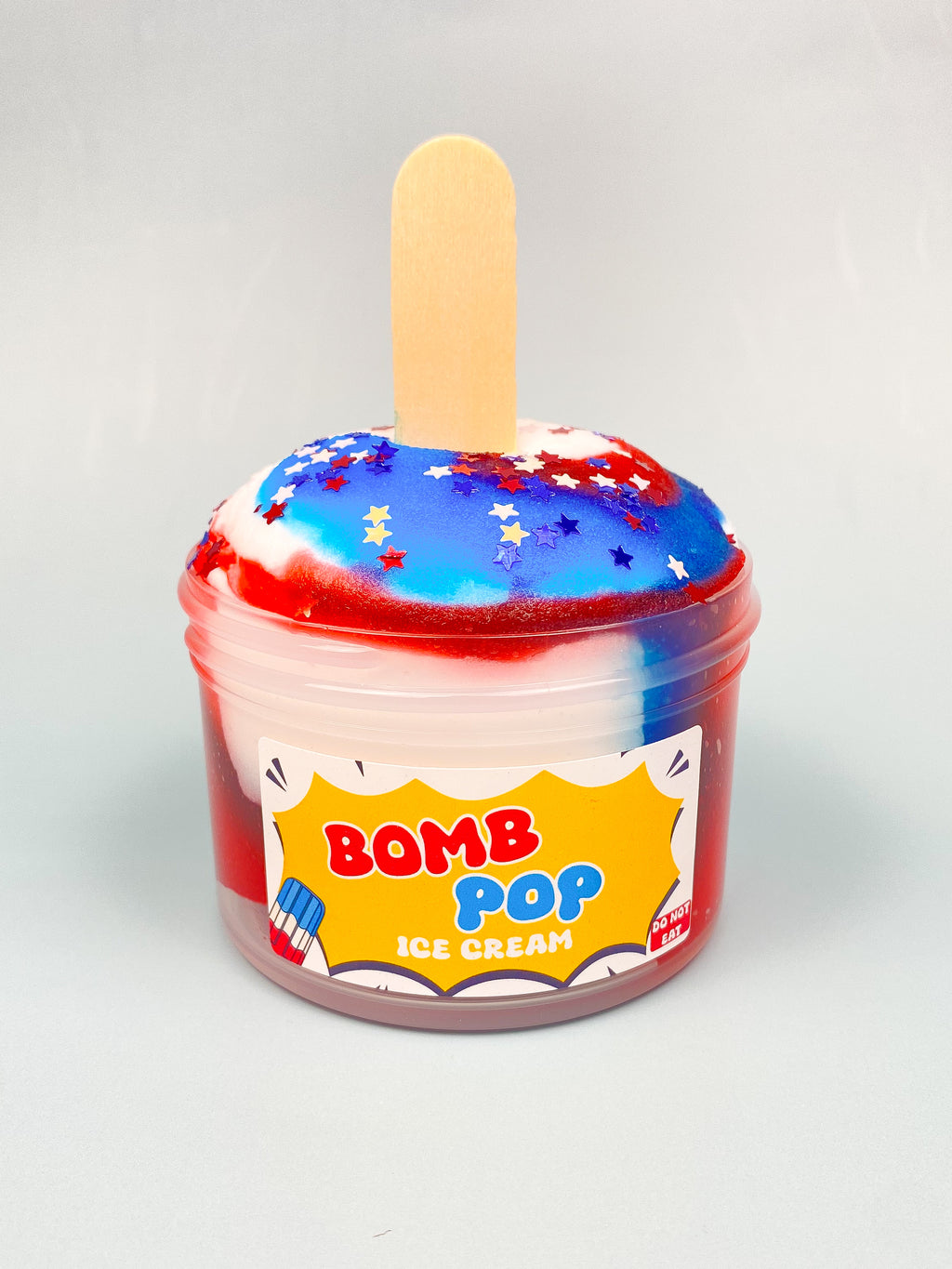 Bomb pop ice cream slime