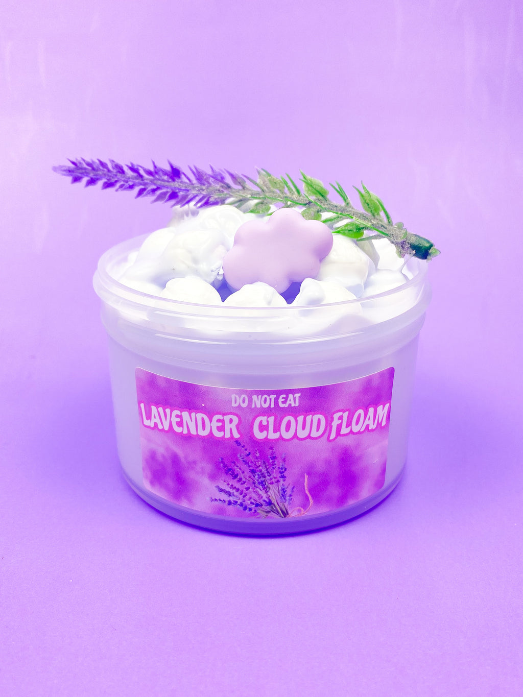 Lavender cloud floam slime
