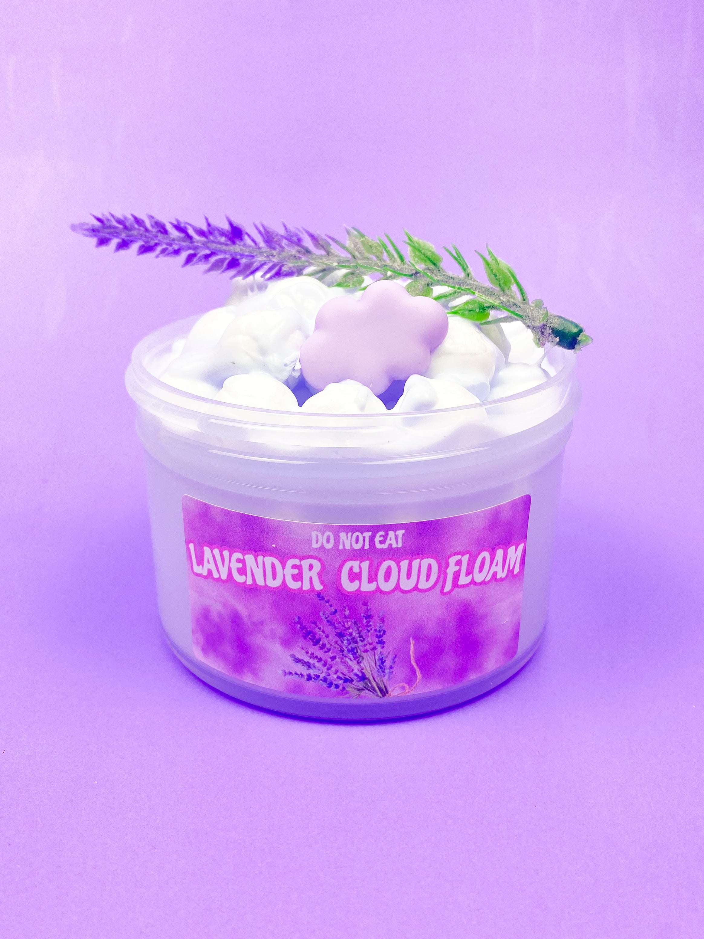 Lavender cloud floam slime